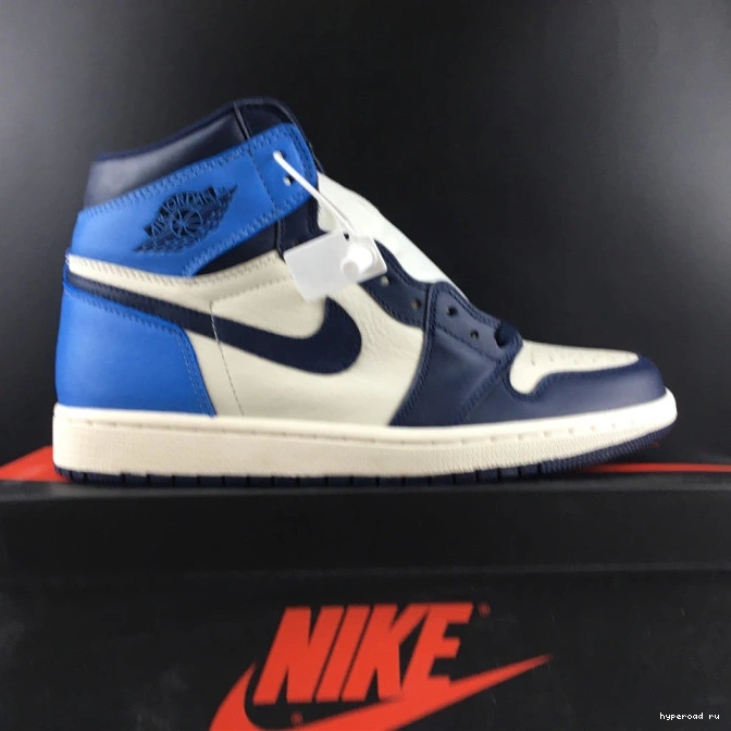 Jordan High 1 555088-140 Air Obsidian Retro OG 0911